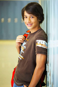 photo of boy with braces